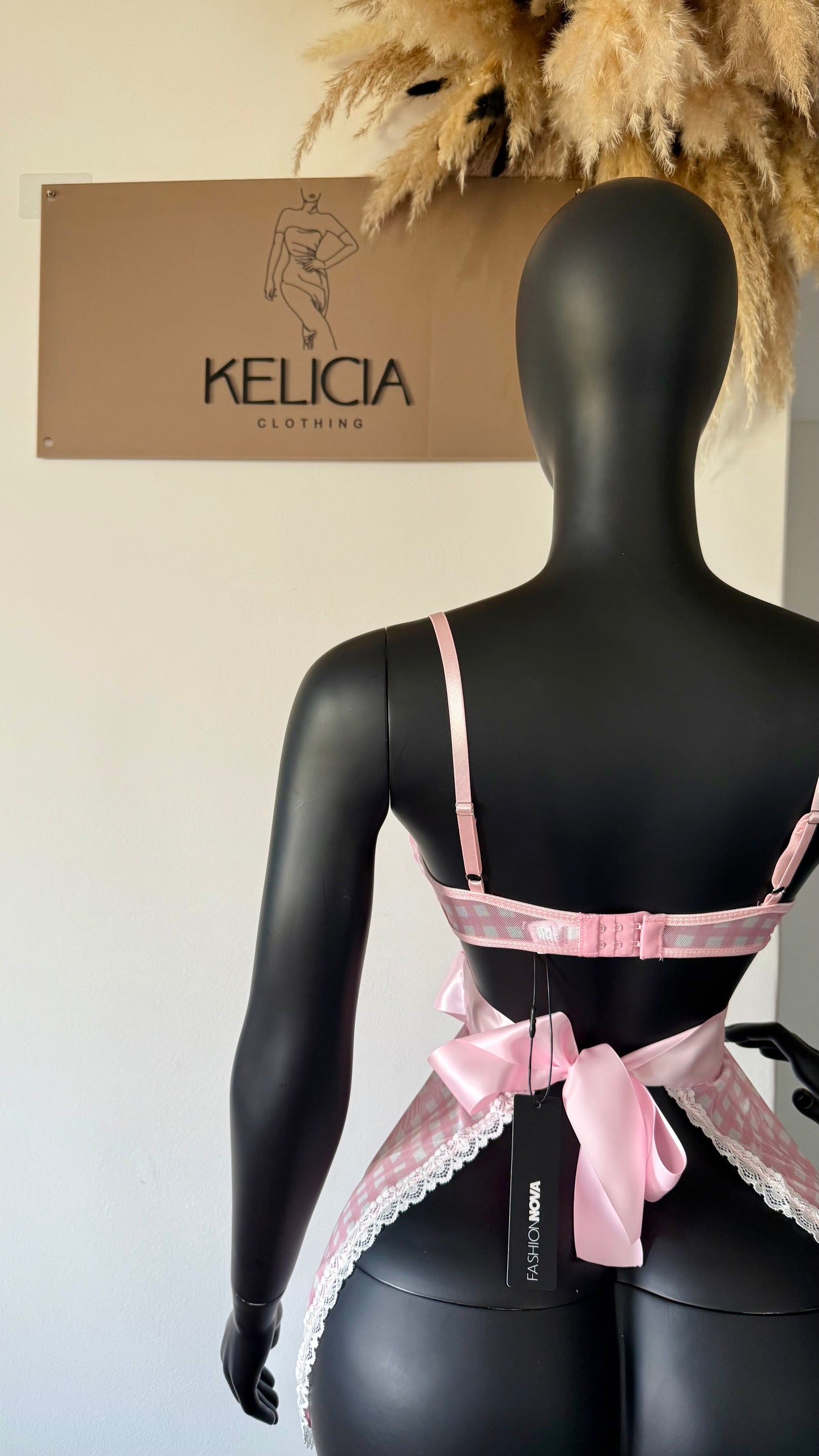 Picnic Date Mesh Open Back Babydoll