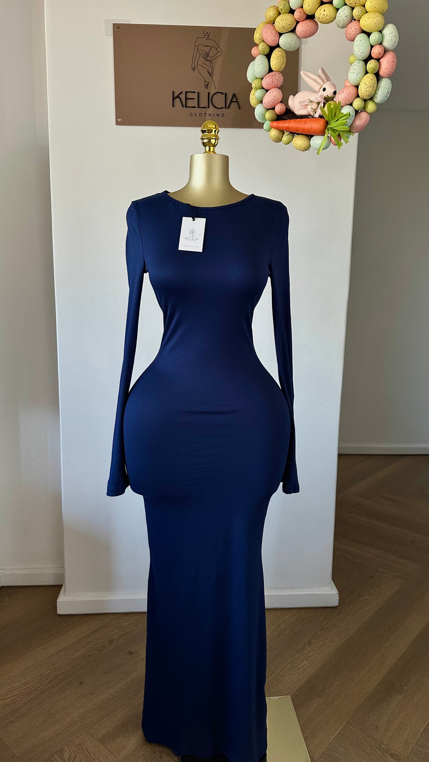 Long Sleeve Maxi Dress (House of CB Christiane Dupe)