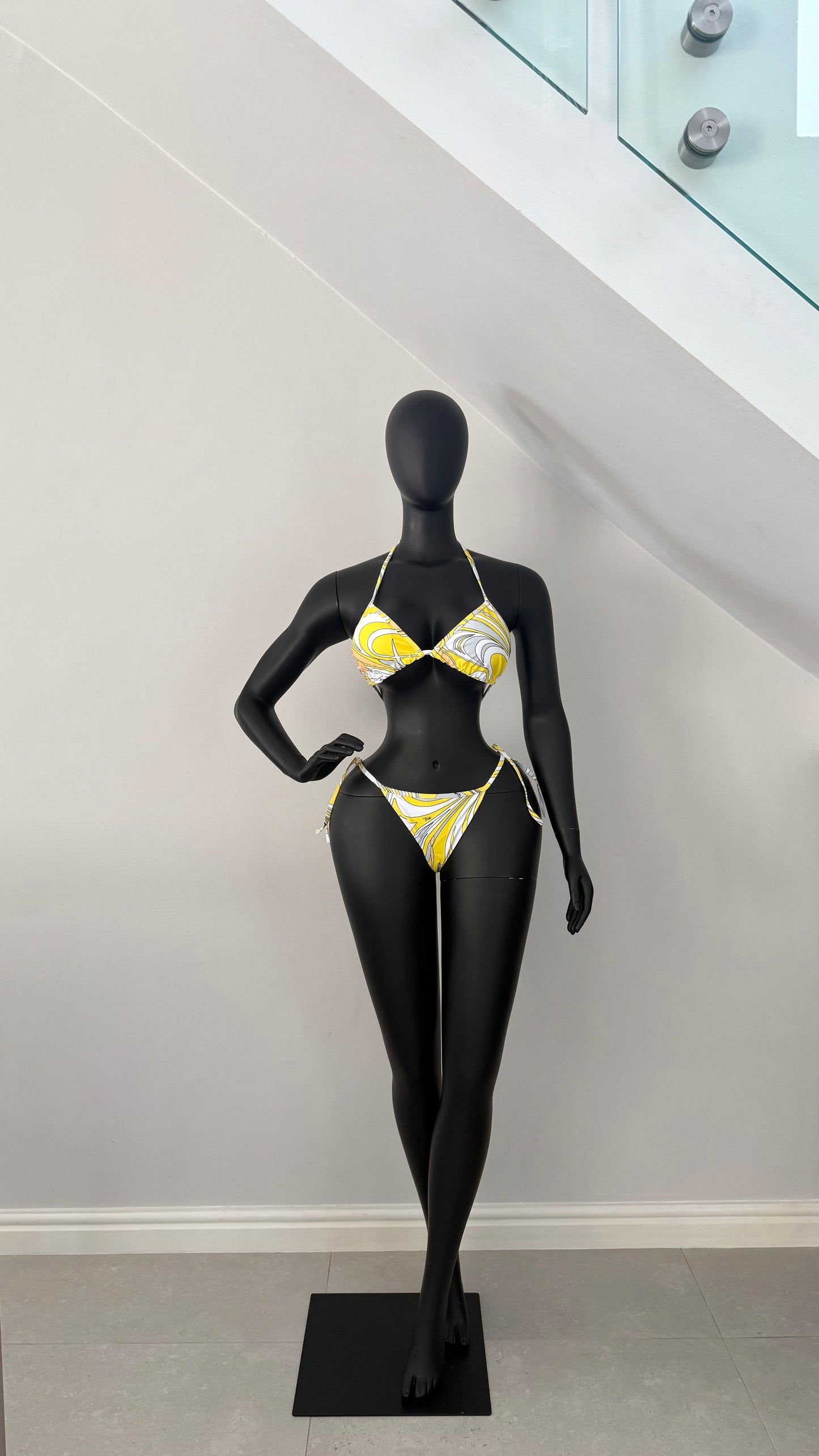 Printed Bikini in Yellow ‌(Pucci Dupe)