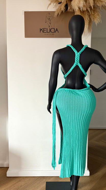 Knit Braided Maxi Dress