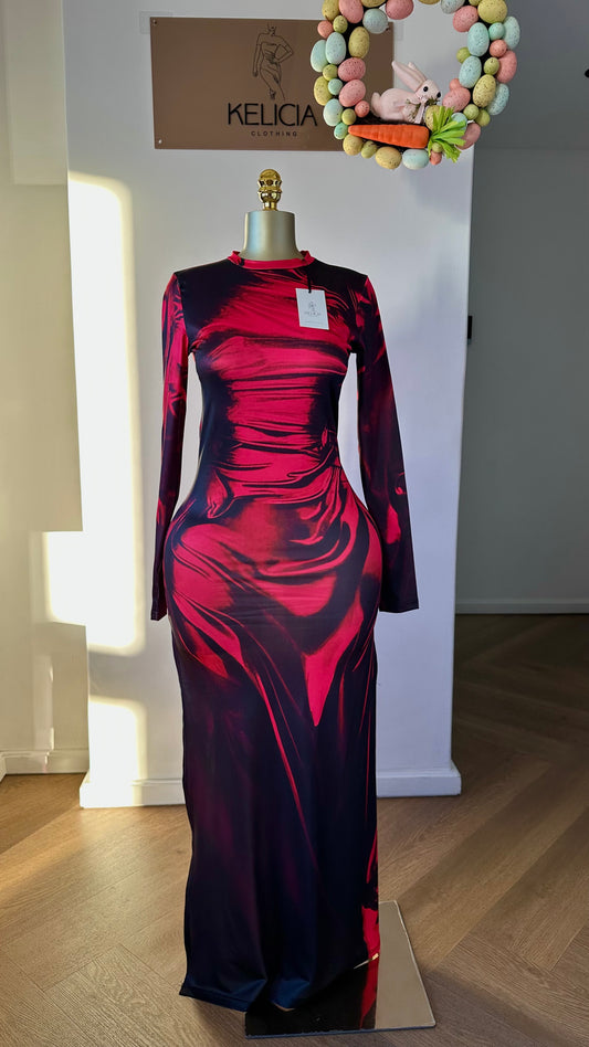 Wetlook Maxi Dress