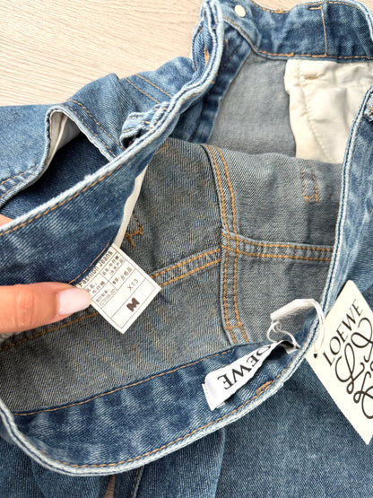 Foldover Bermuda Jeans (Loewe Dupe)