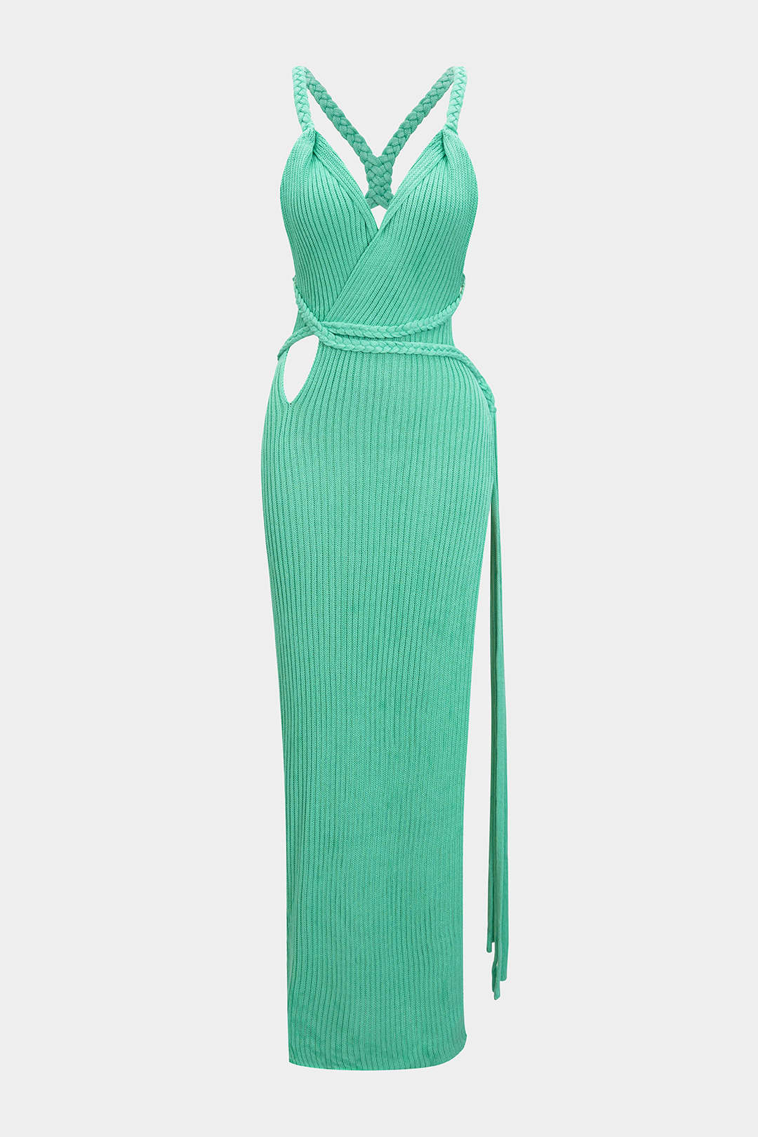 Knit Braided Maxi Dress