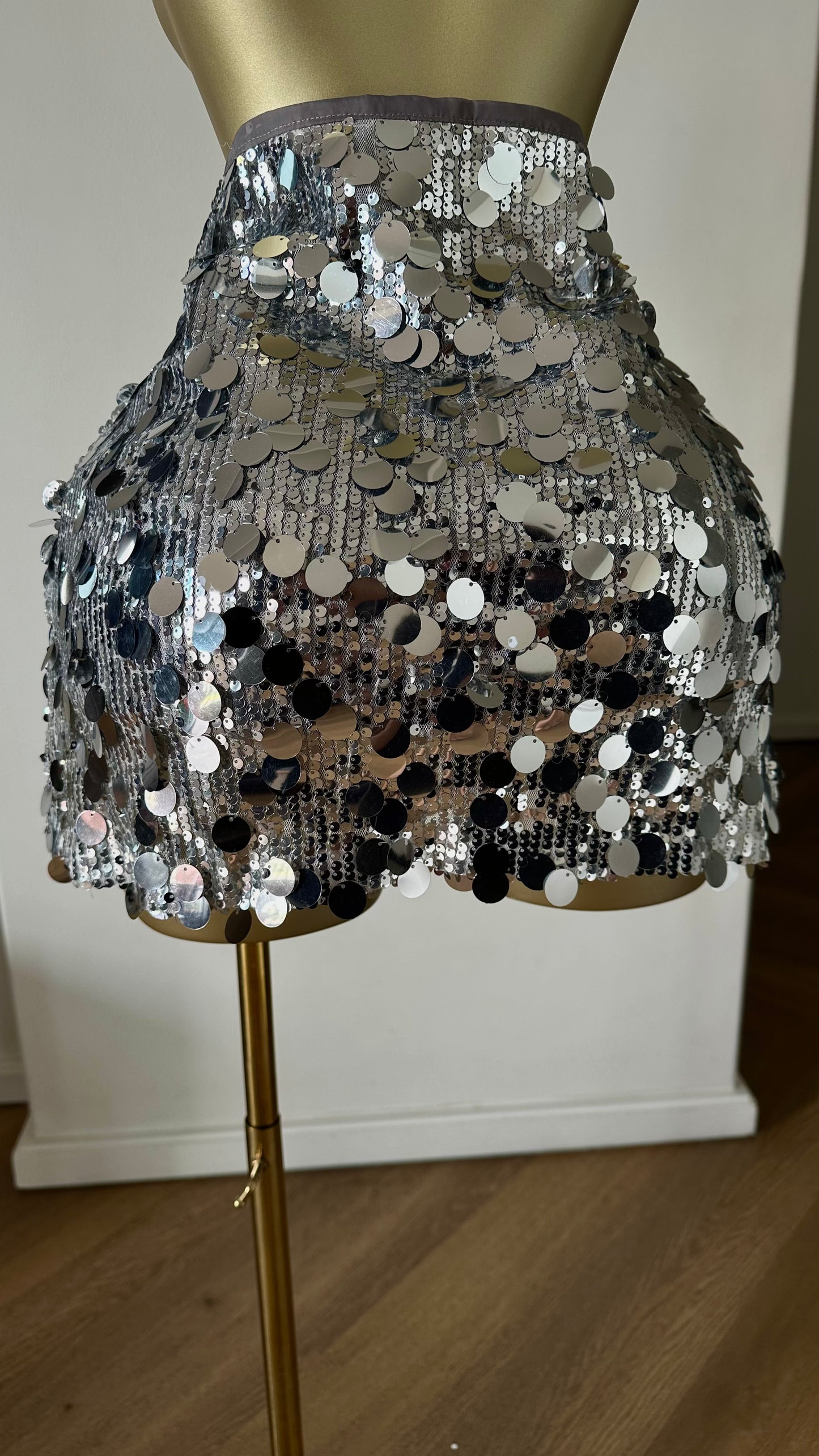 Sequins Paillette Mini Skirt