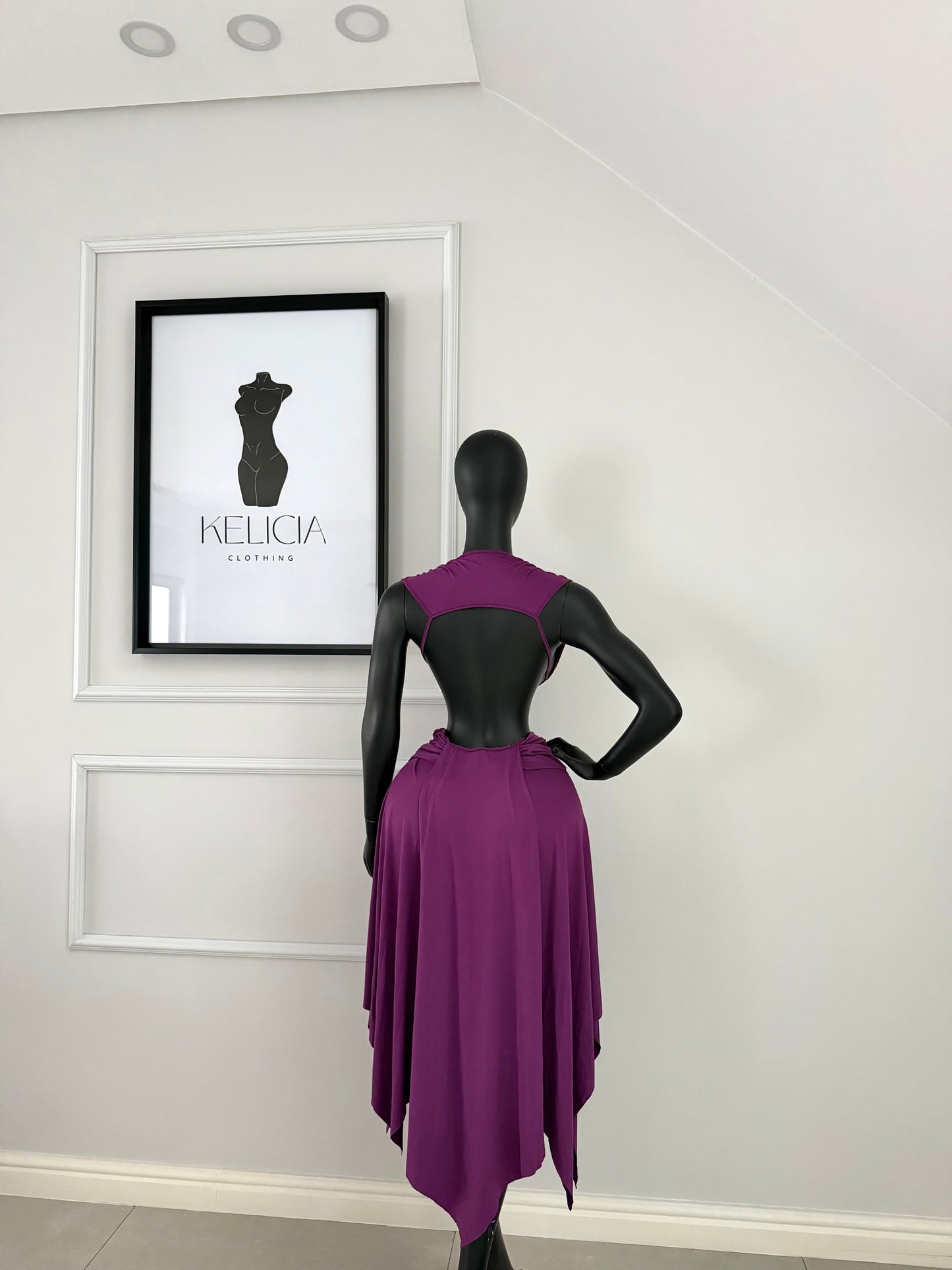 Cut Out Midi Dress