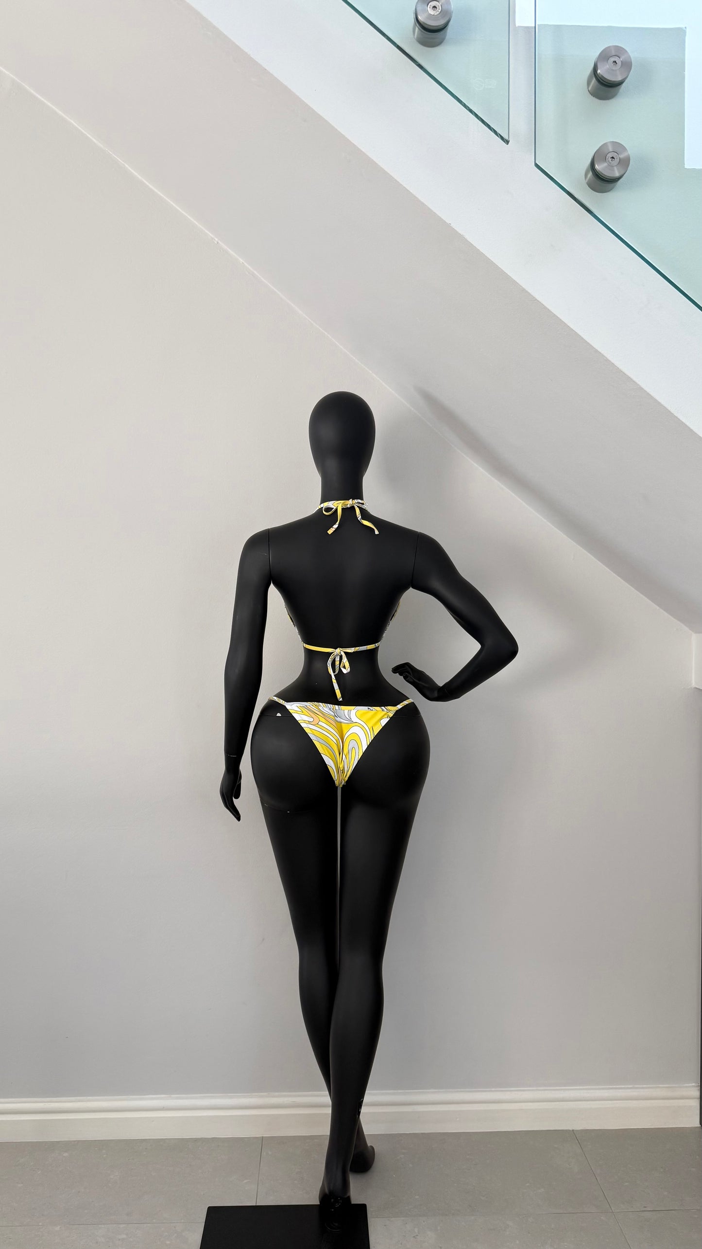 Printed Bikini in Yellow ‌(Pucci Dupe)