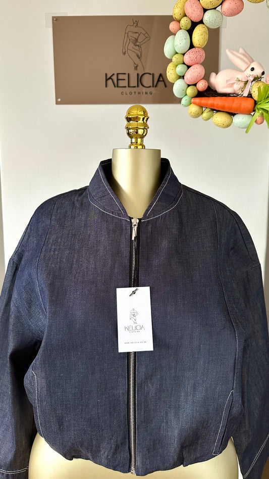 Denim Bomber Jacket