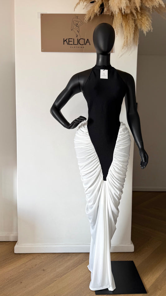 Bandage Ruched Maxi Dress