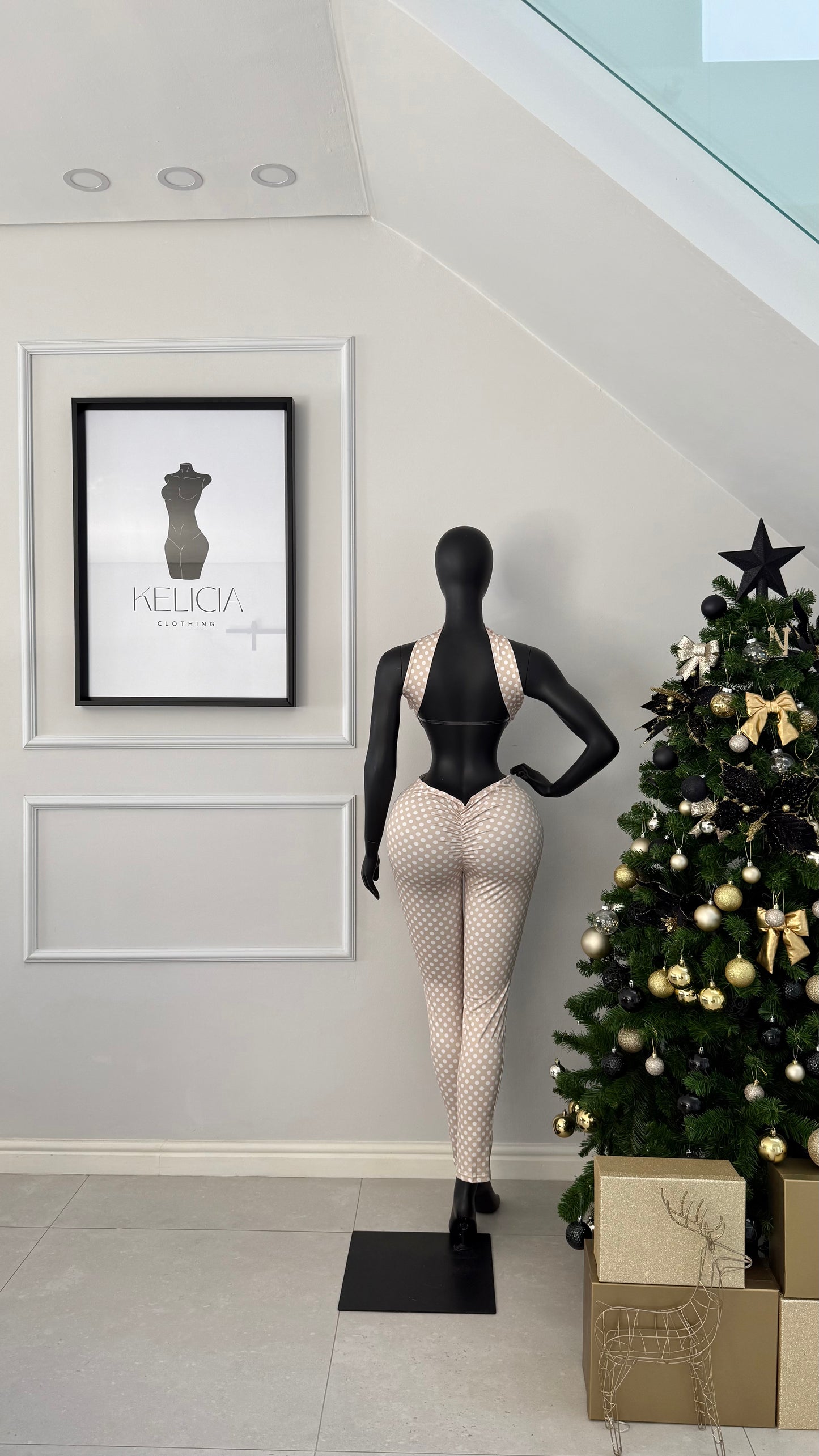 Polka Dots Top and Leggings Set