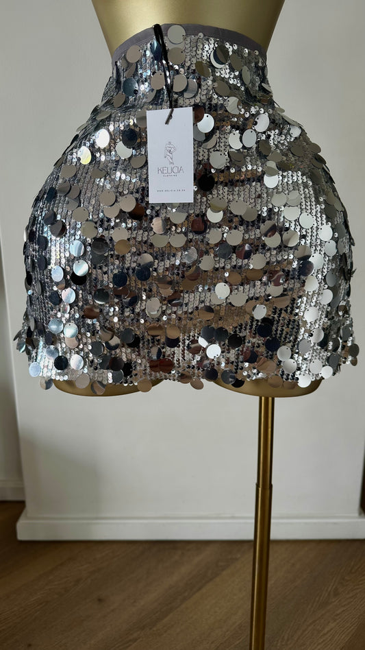 Sequins Paillette Mini Skirt