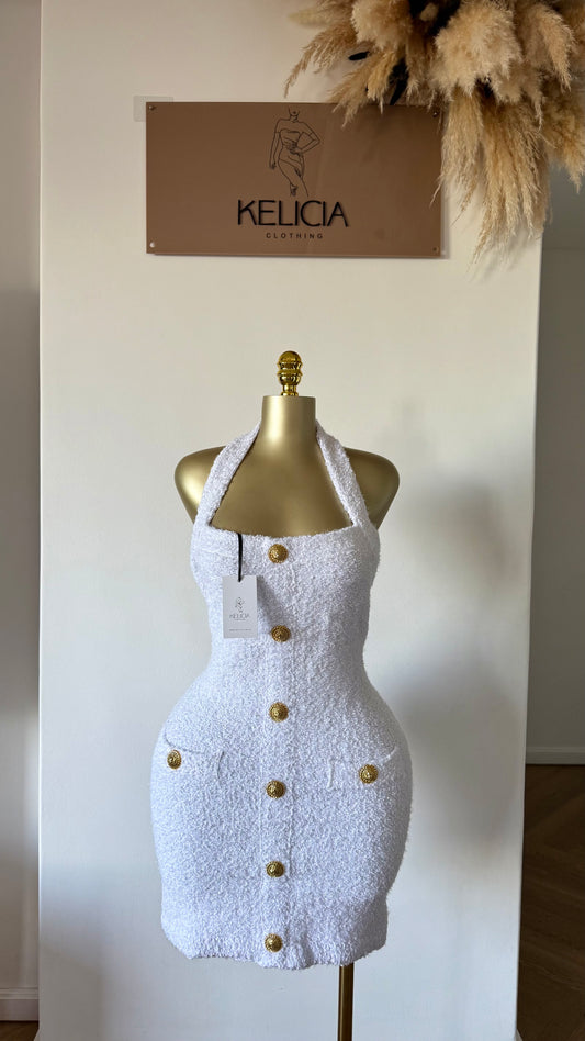 Boucle Mini Dress (Balmain Dupe)