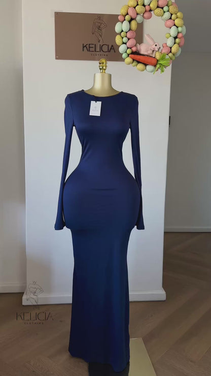Long Sleeve Maxi Dress (House of CB Christiane Dupe)